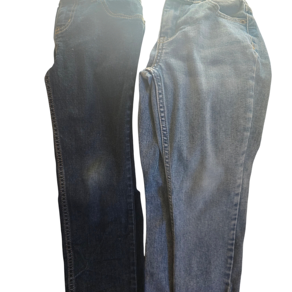 Classic Denim Jeans Set - Dark and Light Wash